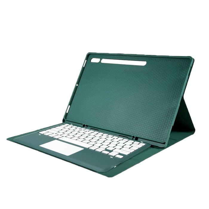 For Samsung Galaxy Tab S10 Ultra Touch Pad Detachable Bluetooth Keyboard Leather Tablet Case