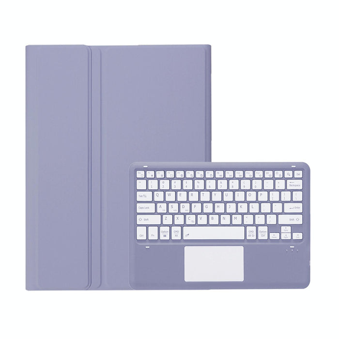 For Samsung Galaxy Tab S10 Ultra Touch Pad Detachable Bluetooth Keyboard Leather Tablet Case