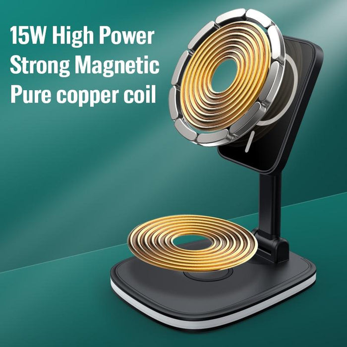 15W Multifunctional Desktop Wireless Charger