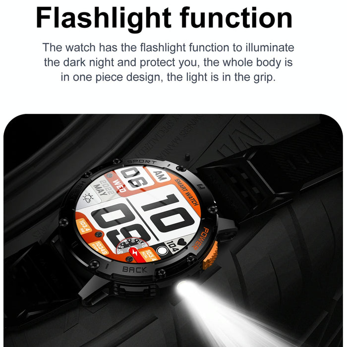 1.43 Inch Bluetooth Call Smart Watch Support Heart Rate / Blood Oxygen