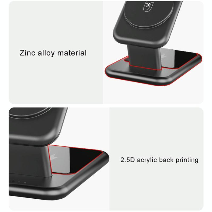 15W 3 In 1 Magnetic Wireless Charger