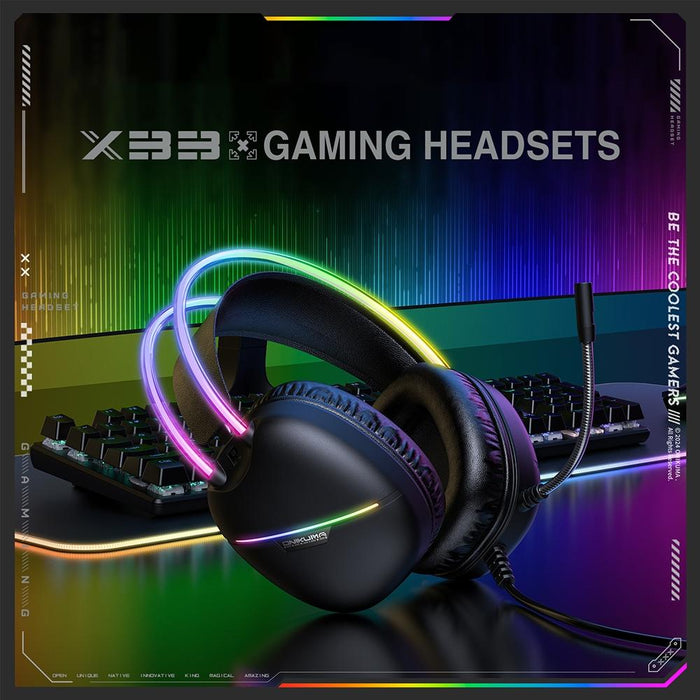 Rgb Light Gaming Headset 2M Cable