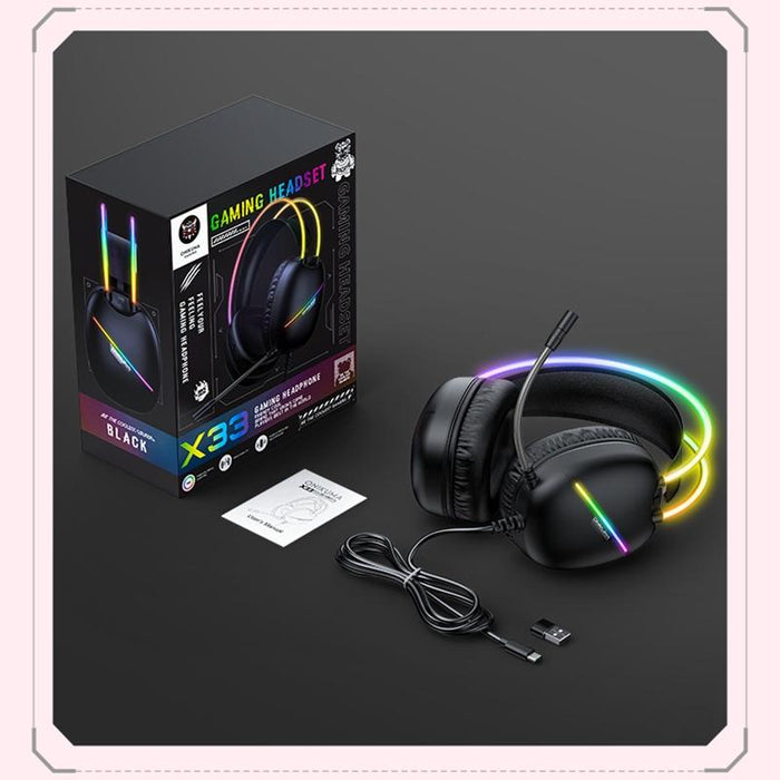 Rgb Light Gaming Headset 2M Cable
