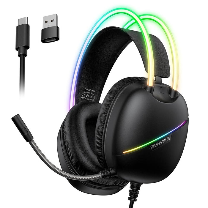 Rgb Light Gaming Headset 2M Cable