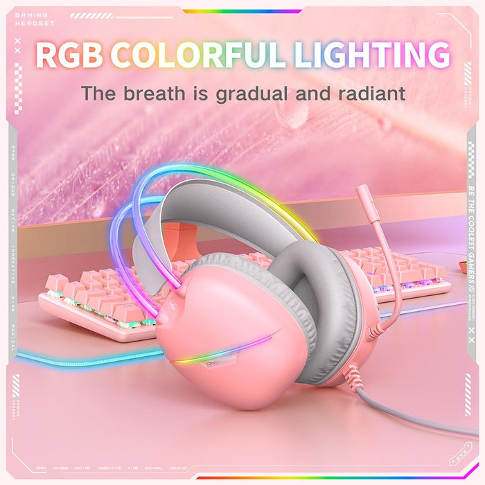 Rgb Light Gaming Headset 2M Cable