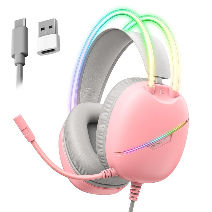 Rgb Light Gaming Headset 2M Cable