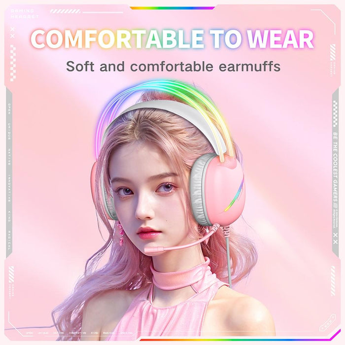 Rgb Light Gaming Headset 2M Cable