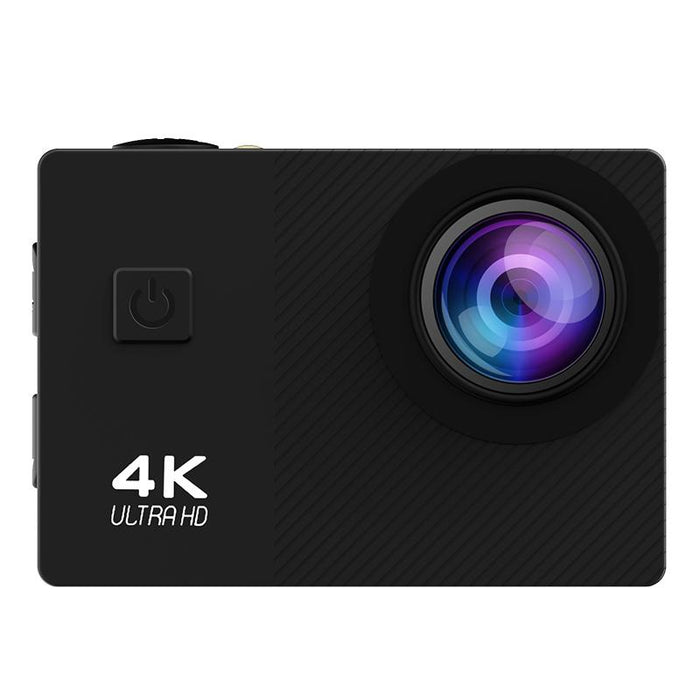 2.0 Inch Ips Hd Action Camera With Wide Angle Lens Black