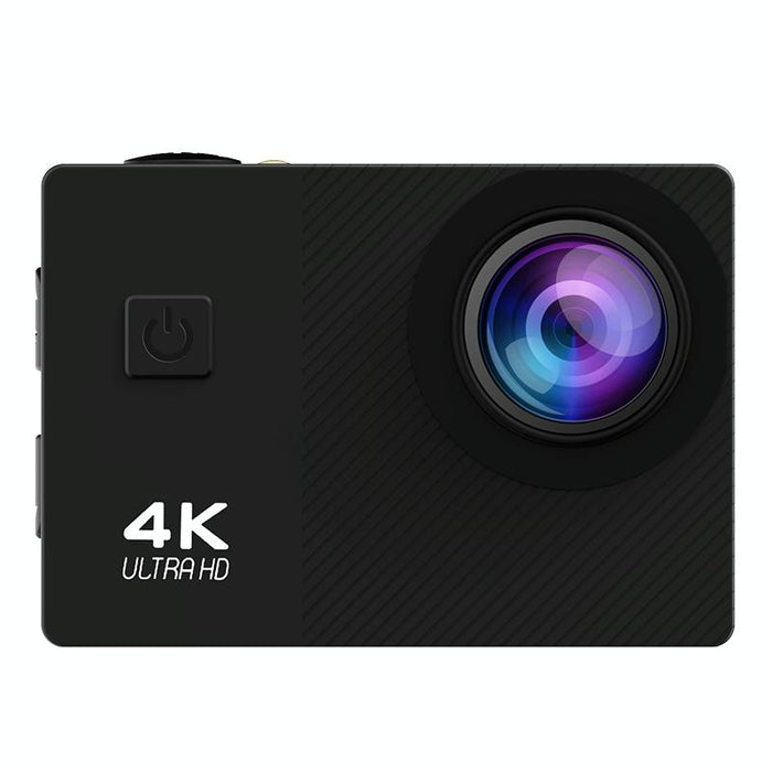2.0 Inch Ips Hd Action Camera With Wide Angle Lens Black