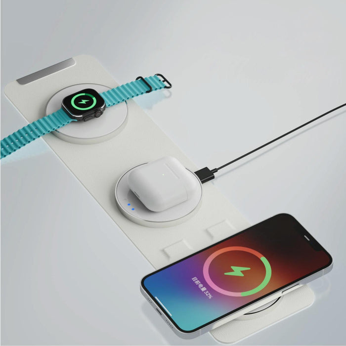 15W 3 In 1 Magnetic Wireless Charger