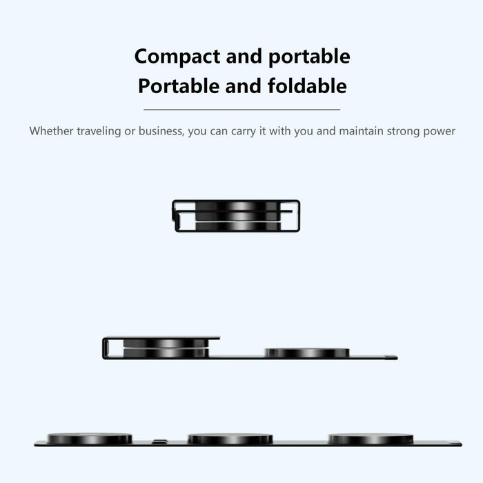 15W 3 In 1 Magnetic Wireless Charger
