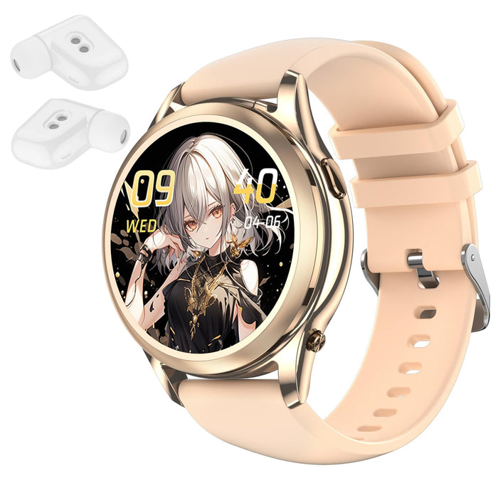1.27 Inch Ip67 Waterproof 2 In 1 Bluetooth Earphone Smart Watch