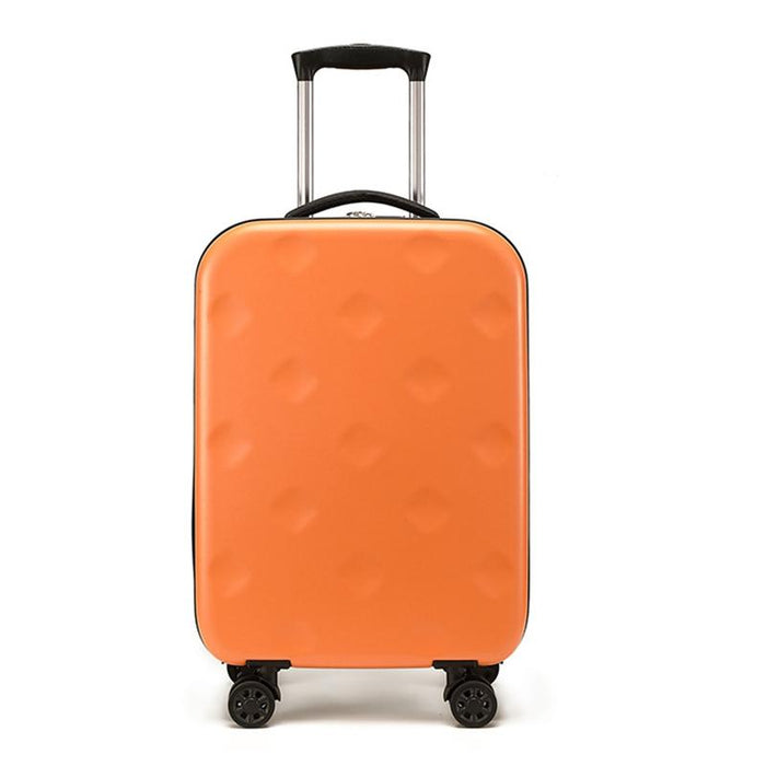 Foldable Portable Universal Wheel Trolley Luggage Suitcase With Combination Lock