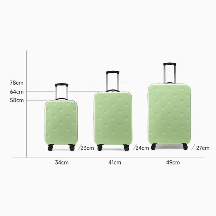 Foldable Portable Universal Wheel Trolley Luggage Suitcase With Combination Lock