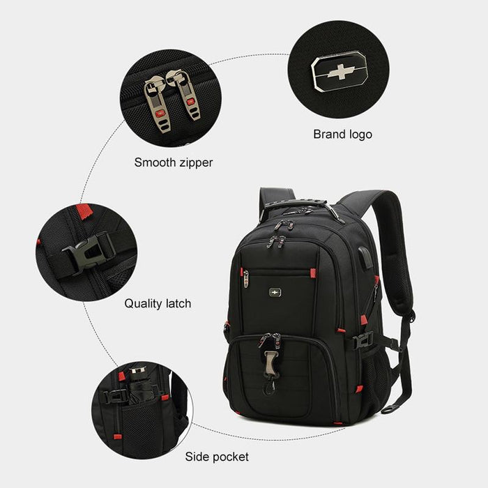 Waterproof Usb Backpack For Business Use
