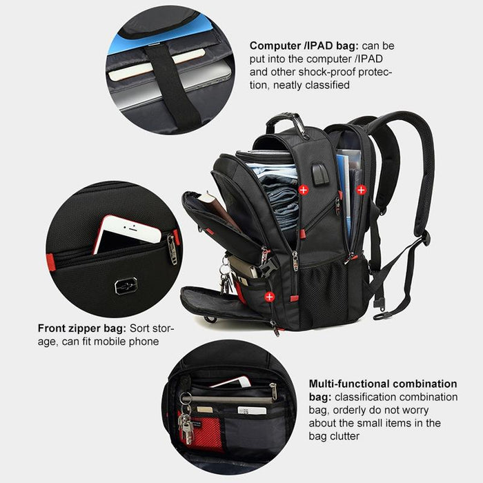 Waterproof Usb Backpack For Business Use