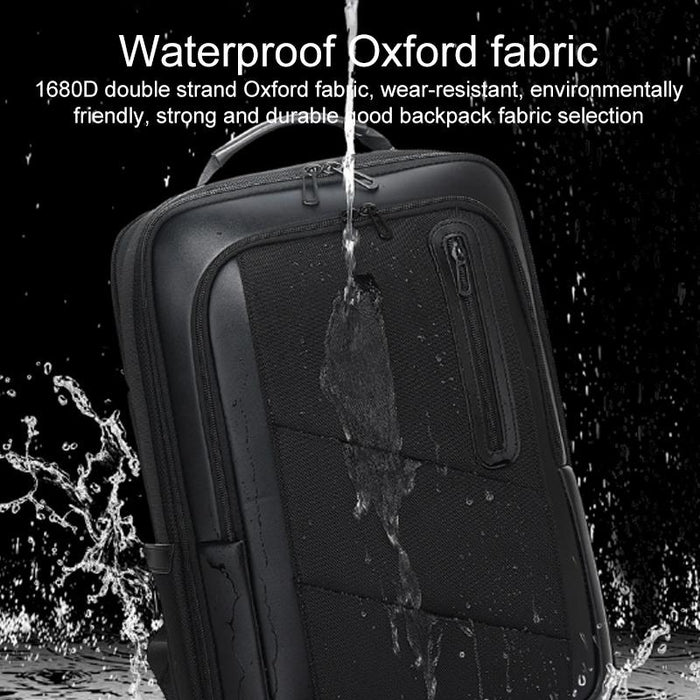 18 Inch Waterproof Double Shoulder Backpack With Usb Black
