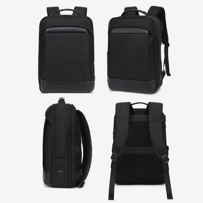 18 Inch Waterproof Double Shoulder Backpack With Usb Black