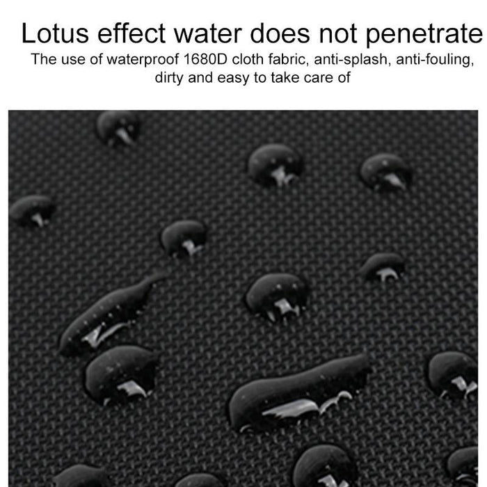 19 Inch Large Capacity Waterproof Backpack With Usb Black