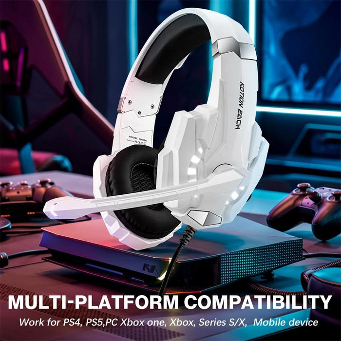 Pro Gaming Headset With Mic 2.1M Cable
