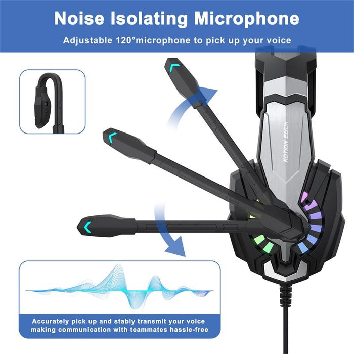 2.1M Gaming Headset With Mic Kotion Each G9000 Plus