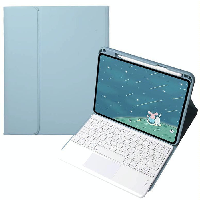 For Oppo Pad 3 / Pad 2 Candy Colour Bluetooth Keyboard Leather Case Square Keys With Touchpad
