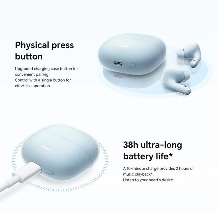 Xiaomi Redmi Buds 6 Lite Dual Microphone Ai Call Wireless Bluetooth Earphone