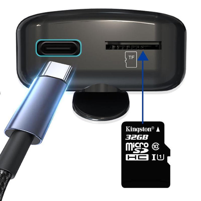 1.33 Inch 1080P Hd Outdoor Sports Camera Black