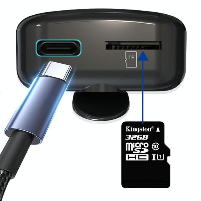 1.33 Inch 1080P Hd Outdoor Sports Camera Black