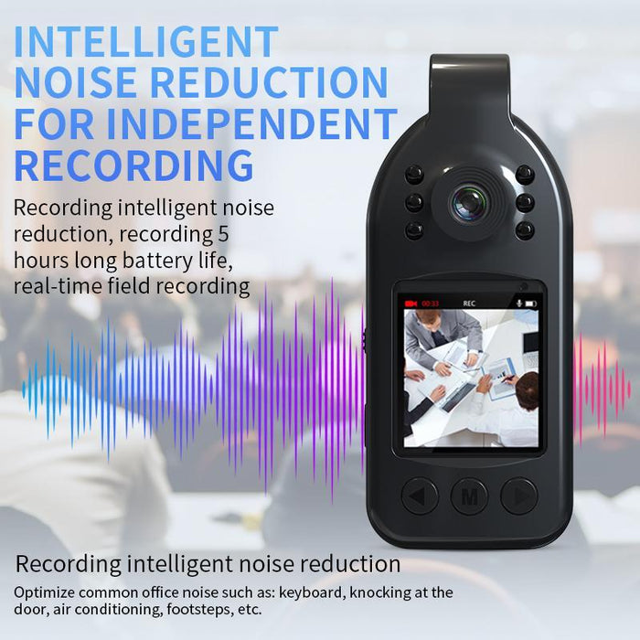 1.33 Inch 1080P Hd Outdoor Sports Camera Black