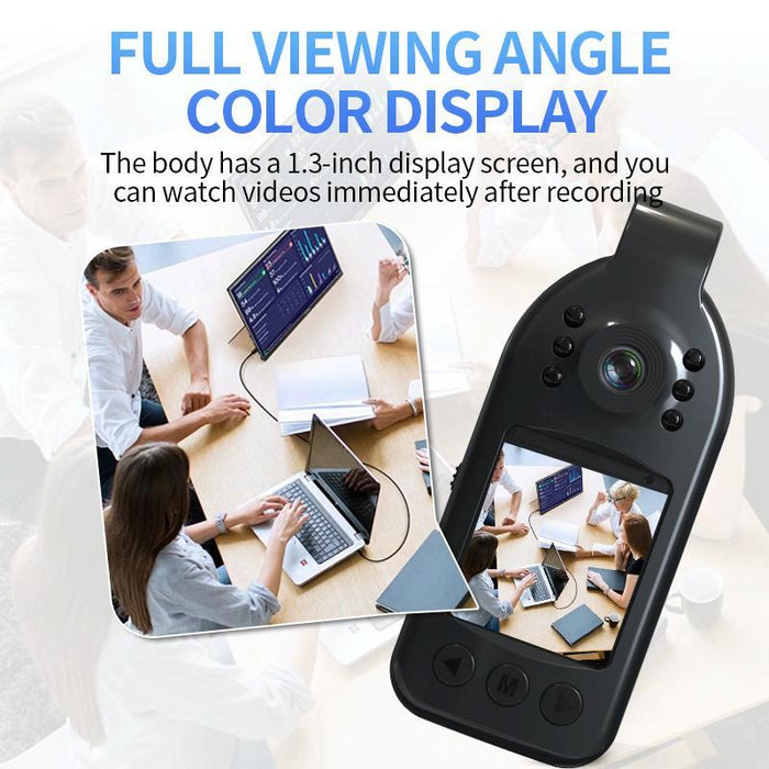 1.33 Inch 1080P Hd Outdoor Sports Camera Black