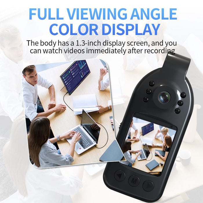 1.33 Inch 1080P Hd Outdoor Sports Camera Black