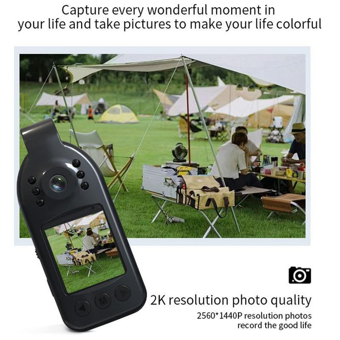 1.33 Inch 1080P Hd Outdoor Sports Camera Black
