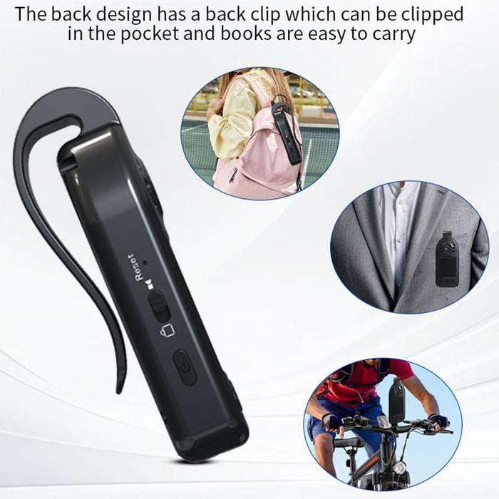 1.33 Inch 1080P Hd Outdoor Sports Camera Black