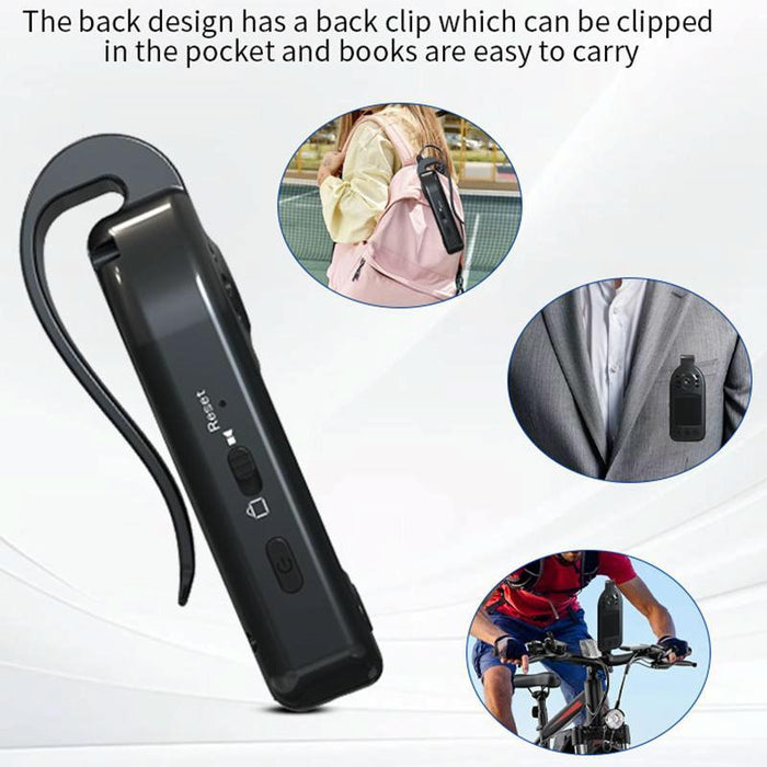 1.33 Inch 1080P Hd Outdoor Sports Camera Black