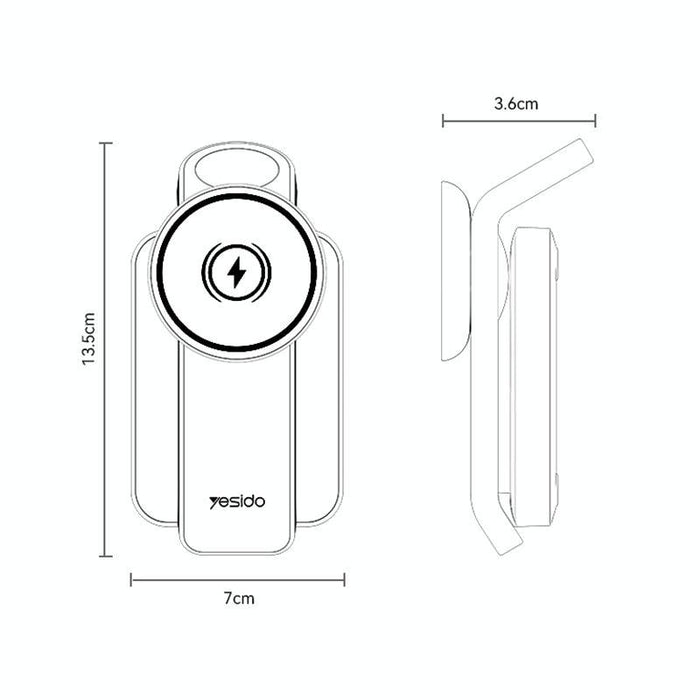 4 In 1 Magnetic Wireless Charging Stand With Night Light