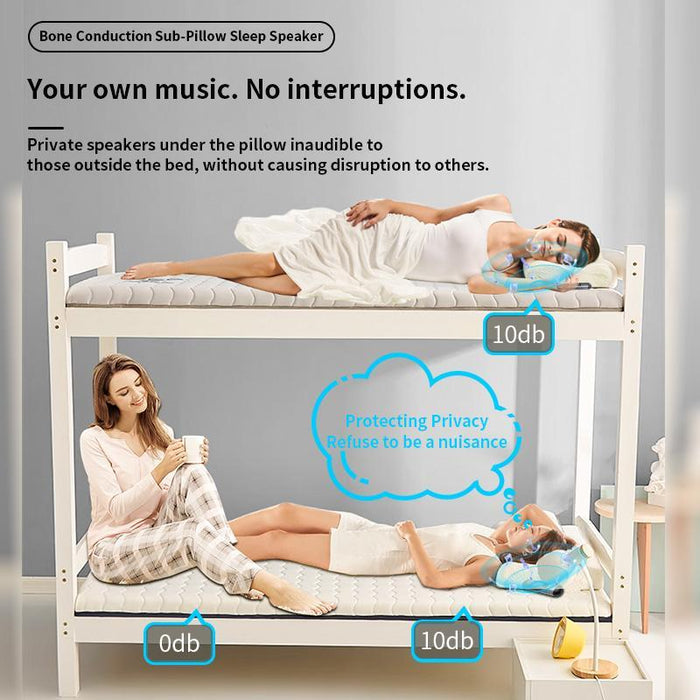 Bone Conduction Bluetooth 5.3 Sleep Speaker Qy09