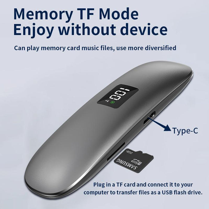 Bone Conduction Bluetooth 5.3 Sleep Speaker Grey