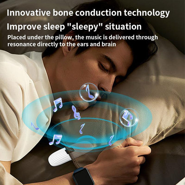 Bone Conduction Bluetooth Sleep Speaker White