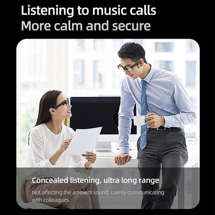 Noise Reduction Smart Audio Bluetooth Glasses