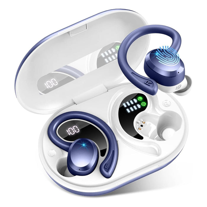 Ear-Mounted Led Digital Display Wireless Bluetooth Earphone