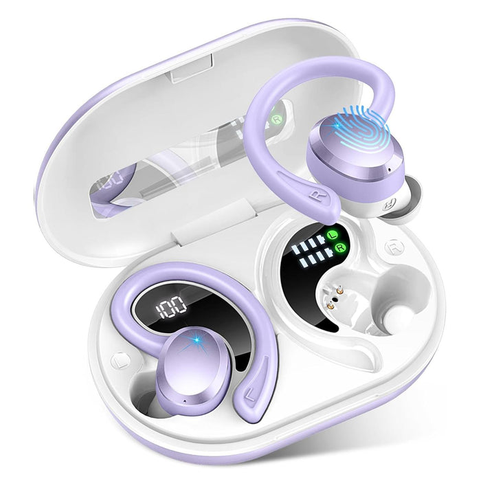 Ear-Mounted Led Digital Display Wireless Bluetooth Earphone