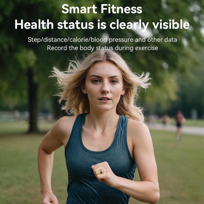 Smart Health Ring Temp Heart Rate Bp Reminder