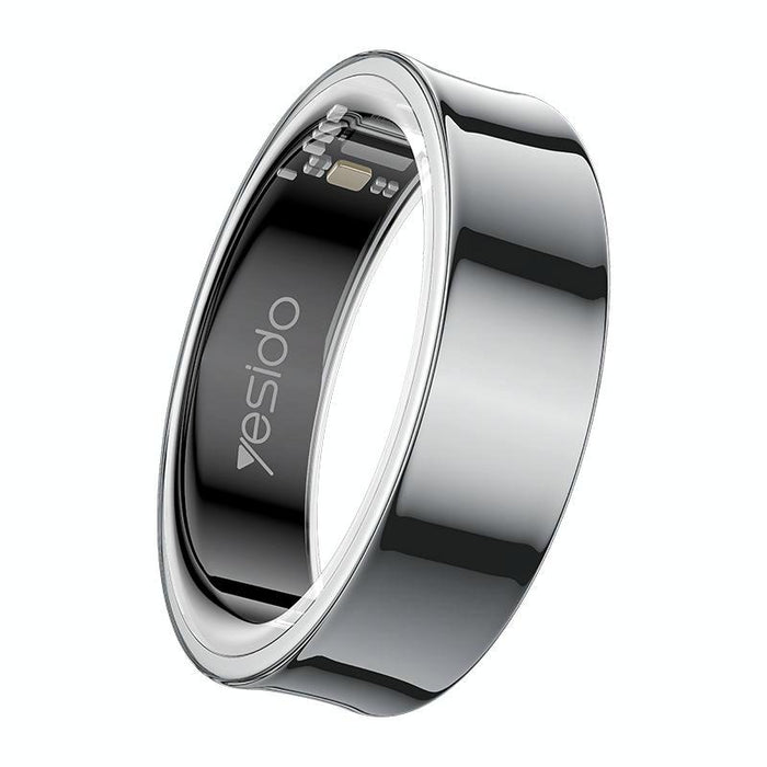 Smart Health Ring Temp Heart Rate Bp Reminder Black