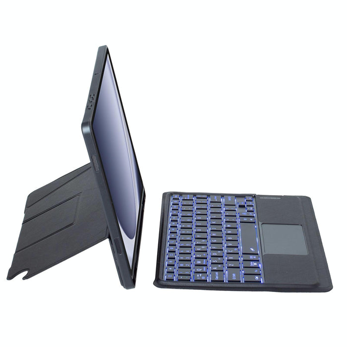 Holder Floating Detachable Backlight Keyboard Tablet Leather Case With Touchpad