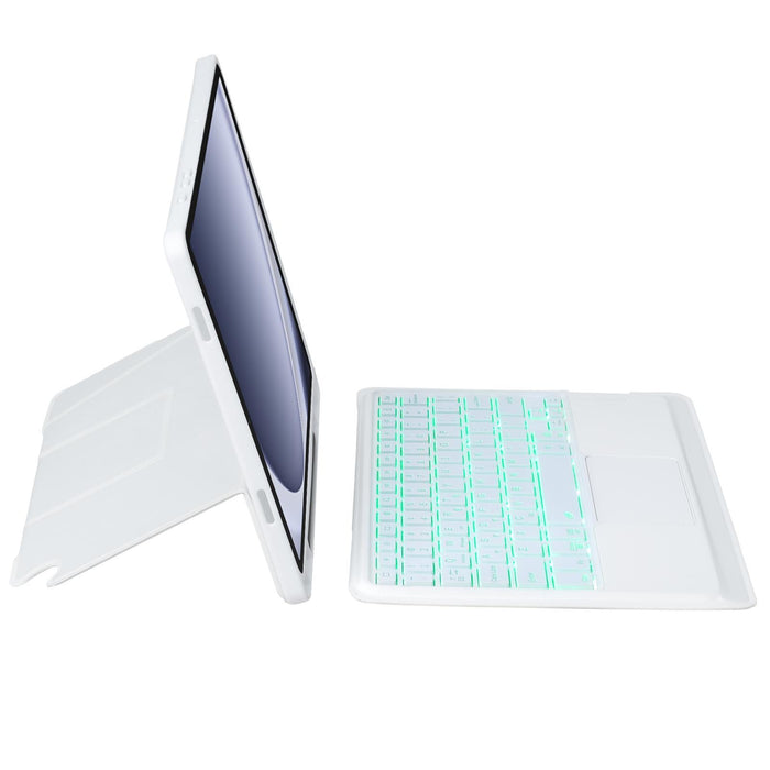 Holder Floating Detachable Backlight Keyboard Tablet Leather Case With Touchpad
