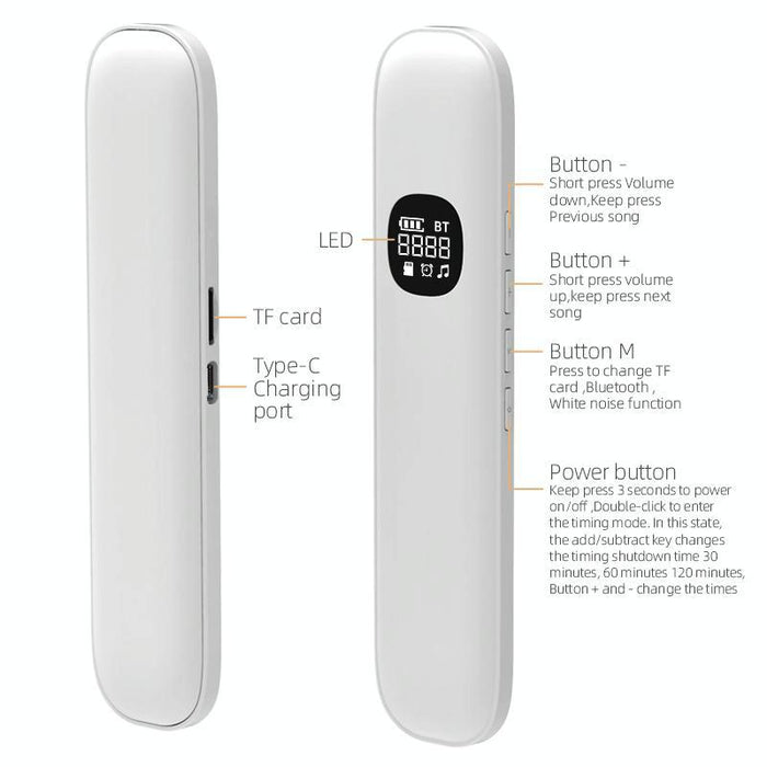 Bld07 Bluetooth 5.4 Sleep Speaker Bone Conduction