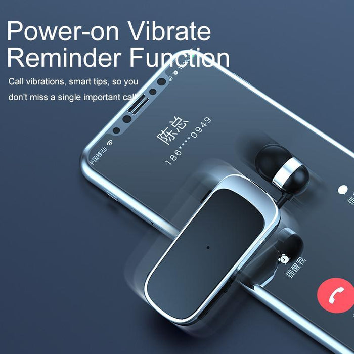 K52 Business Lavalier Retractable Cable Bluetooth Earphone