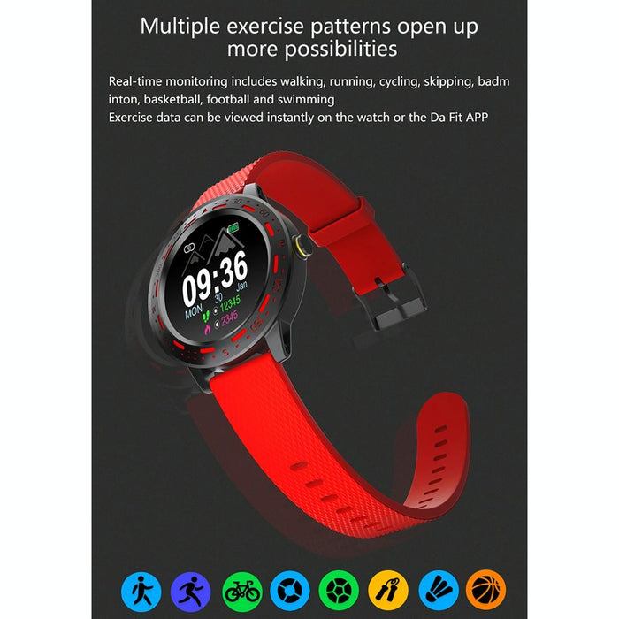 1.3 Inch Tft Screen Ip67 Waterproof Smart Watch Bracelet Support Sleep Monitor / Heart Rate Monitor / Blood Pressure Monitoring
