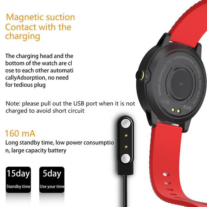 1.3 Inch Tft Screen Ip67 Waterproof Smart Watch Bracelet Support Sleep Monitor / Heart Rate Monitor / Blood Pressure Monitoring